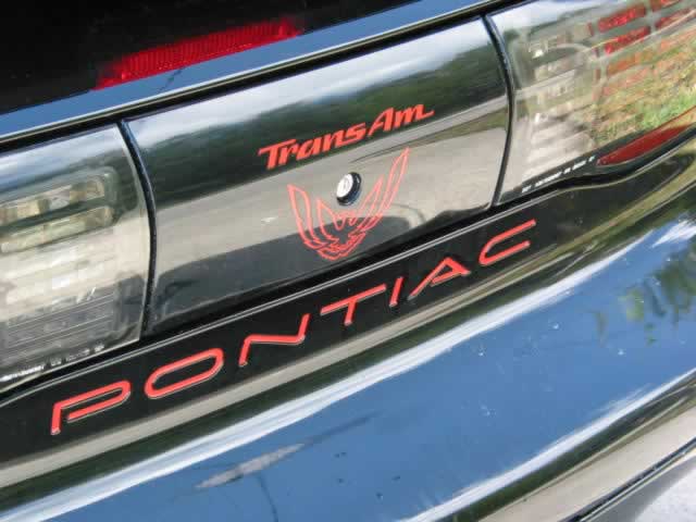 93-02 Firebird/Formula/Trans Am Center Tail Light Decals