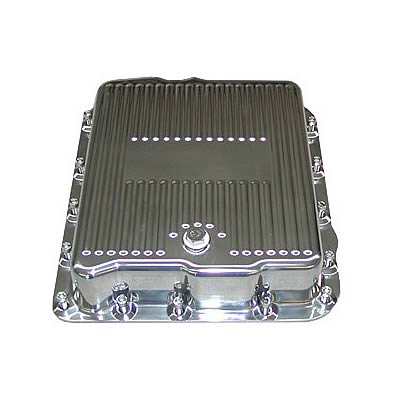 TCI 4L60E Polished Aluminum Transmission Pan (Stock Depth)