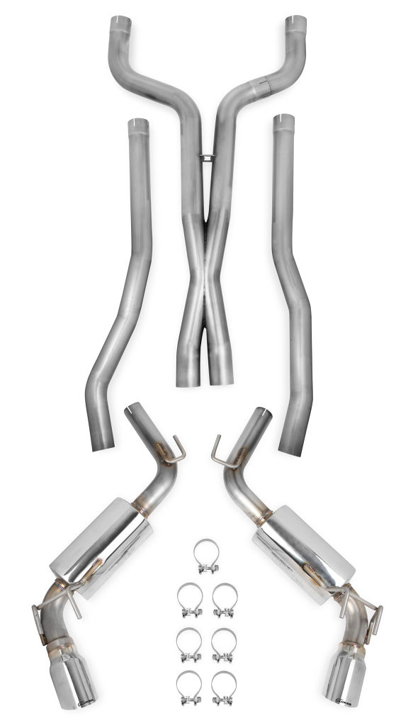 2010-2013 Camaro V6 Hooker Headers Blackheart Header-Back Full Exhaust System - w/Xpipe (Race Only)