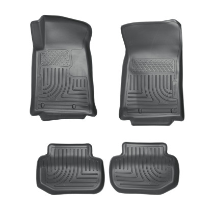 2010-2012 Camaro Husky Liners WeatherBeater Combo Gray Floor Liners