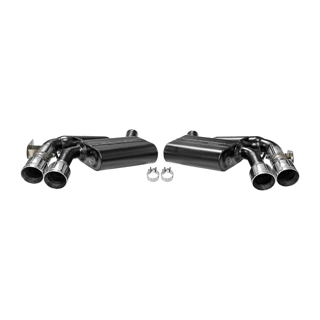 2016+ Camaro SS 6.2L Flowmaster American Thunder Axleback Exhaust System w/Performance Exhaust Option (NPP-Quad Tip)