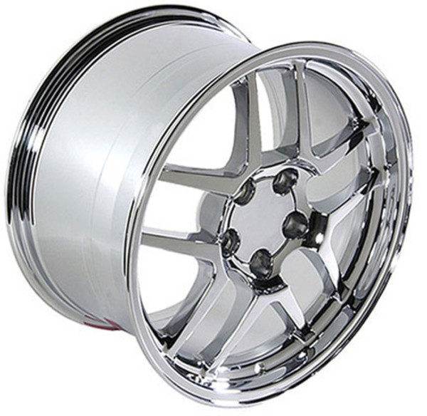 OE Wheels Corvette C5 Z06 Replica Wheel - Chrome 18x10.5" (56mm Offset)