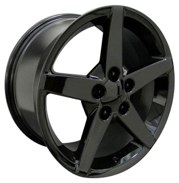 OE Wheels Corvette C6 Replica Wheel - Black 18x9.5" (58mm Offset)