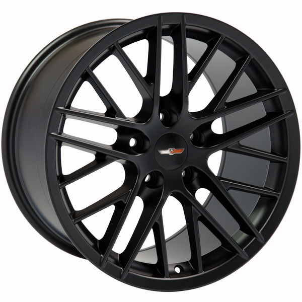 OE Wheels Corvette C6 ZR1 Replica Wheel - Satin Black 18x8.5" (56mm Offset)