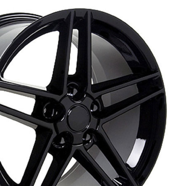 OE Wheels Corvette C6 Z06 Replica Wheel - Black 17x9.5" (54mm Offset) - Set of 4