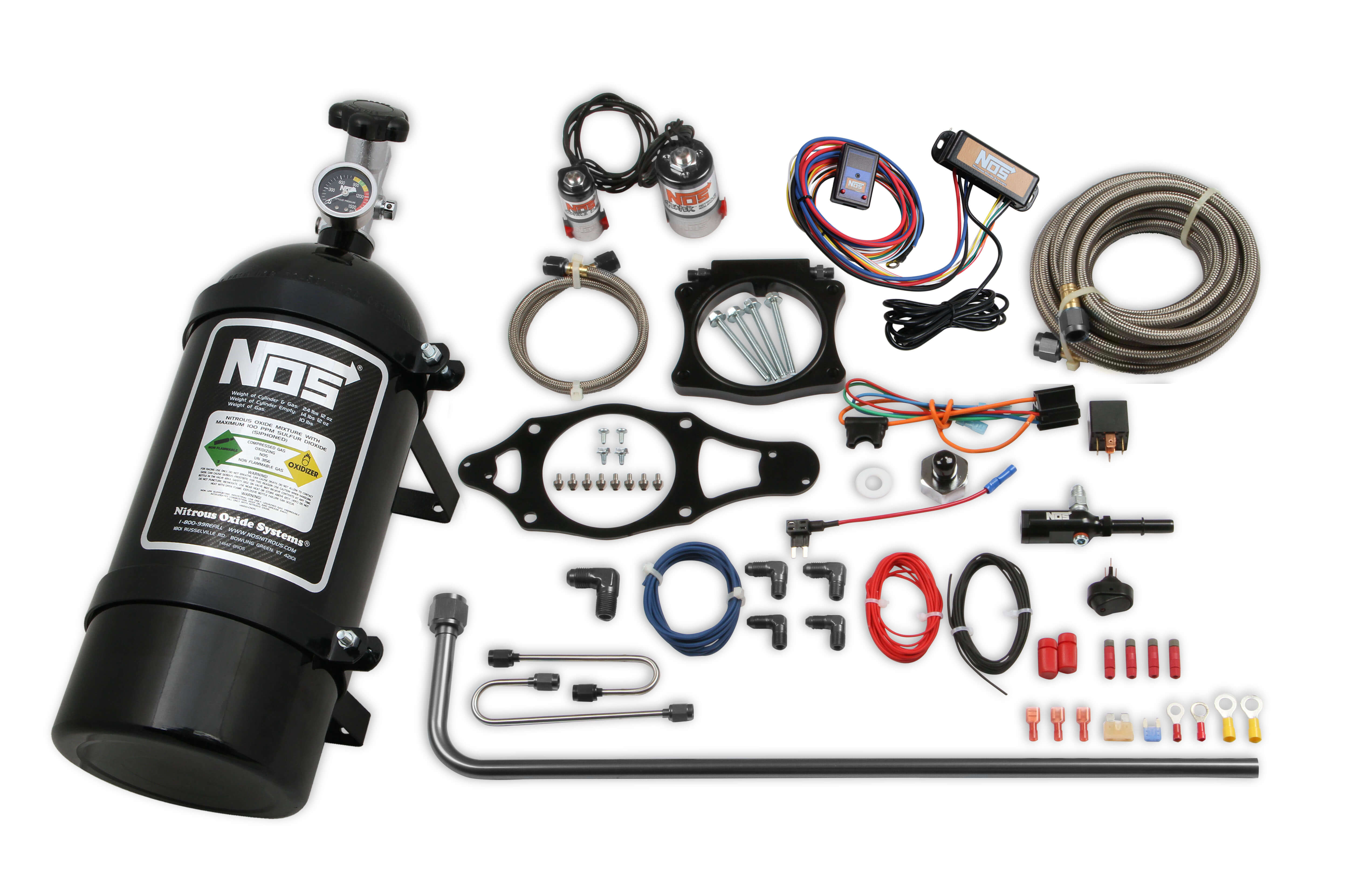 2016+ Camaro SS 6.2L NOS Plate Wet Nitrous System w/10lb Black Bottle